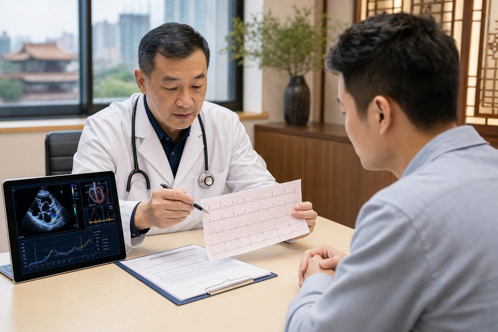 cardiac clearance before surgery China c - medical illustration