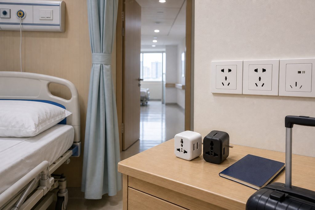 voltage converter for medical equipment - medical illustration