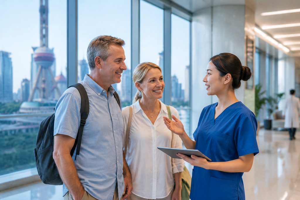 medical tourism insurance China cost - medical illustration