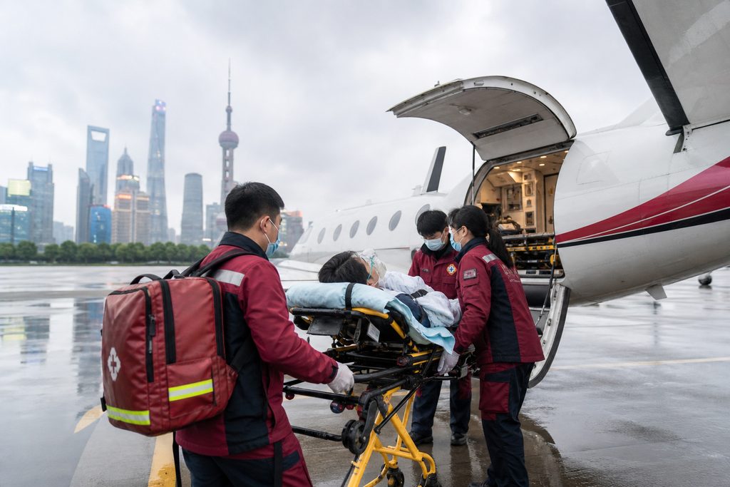 medical evacuation from China cost - medical illustration